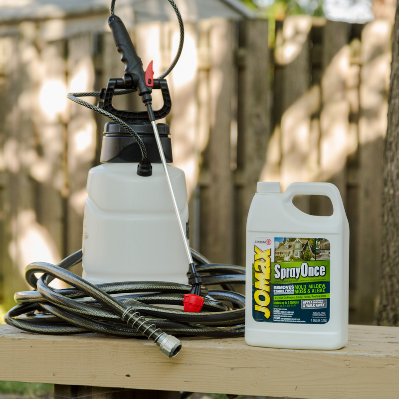 Jomax Spray Once Exterior Stain Remover – No Scrub Formula