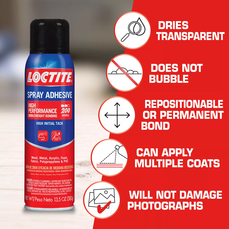 Loctite Spray Adhesive High Performance 200 – 13.5 oz
