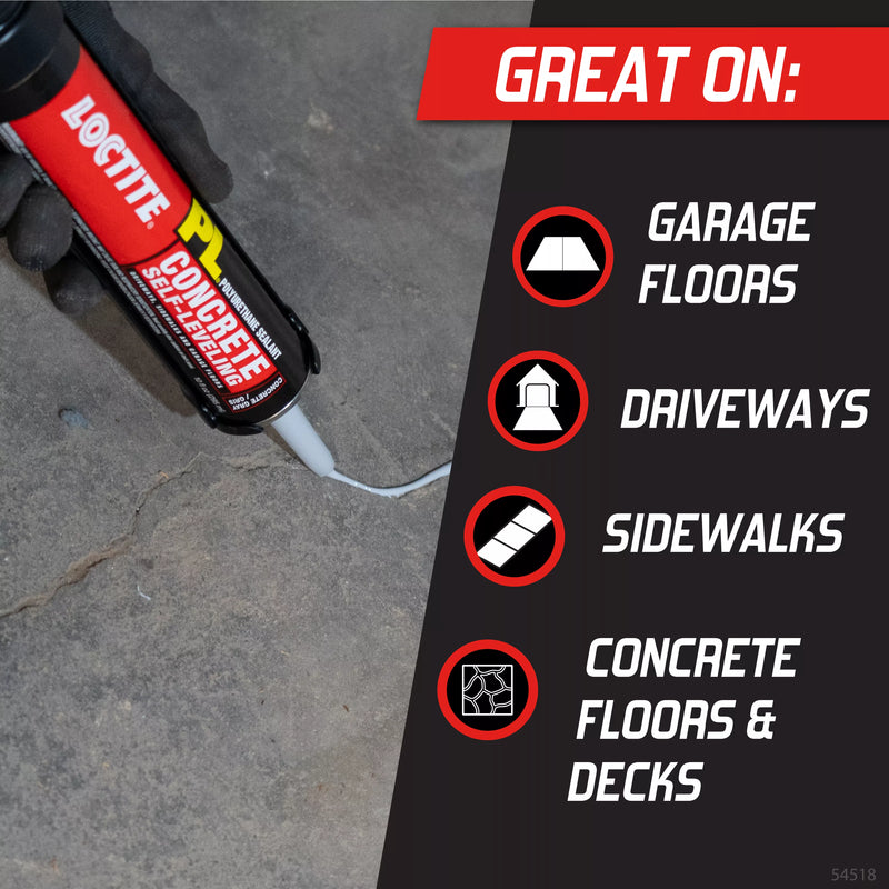 Loctite PL Concrete Self-Leveling Polyurethane Sealant