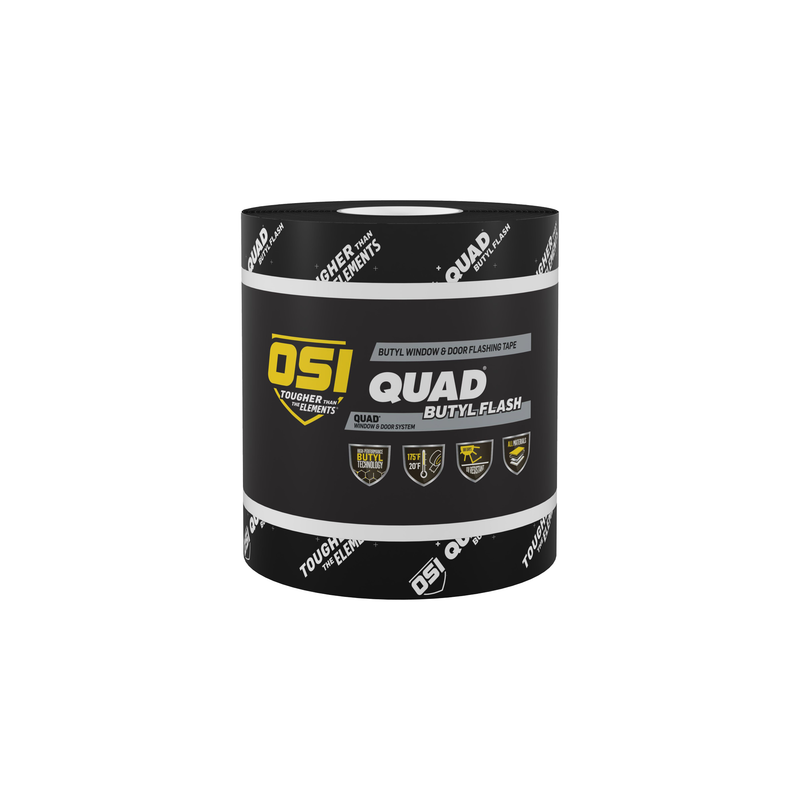 OSI® QUAD® Butyl Flash – Self-Adhering Flashing Tape