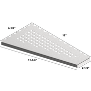 Guru Evolux PLUS ASIM Shower Corner Shelves Size