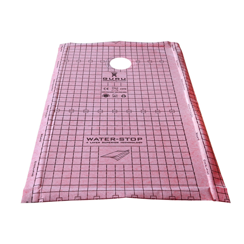 GURU W-S Heavy Duty off-Center Drain Shower Tray, 36" x 60"