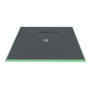 HYDRO-BLOK Classic Center Drain Shower Pan, 60” x 60”