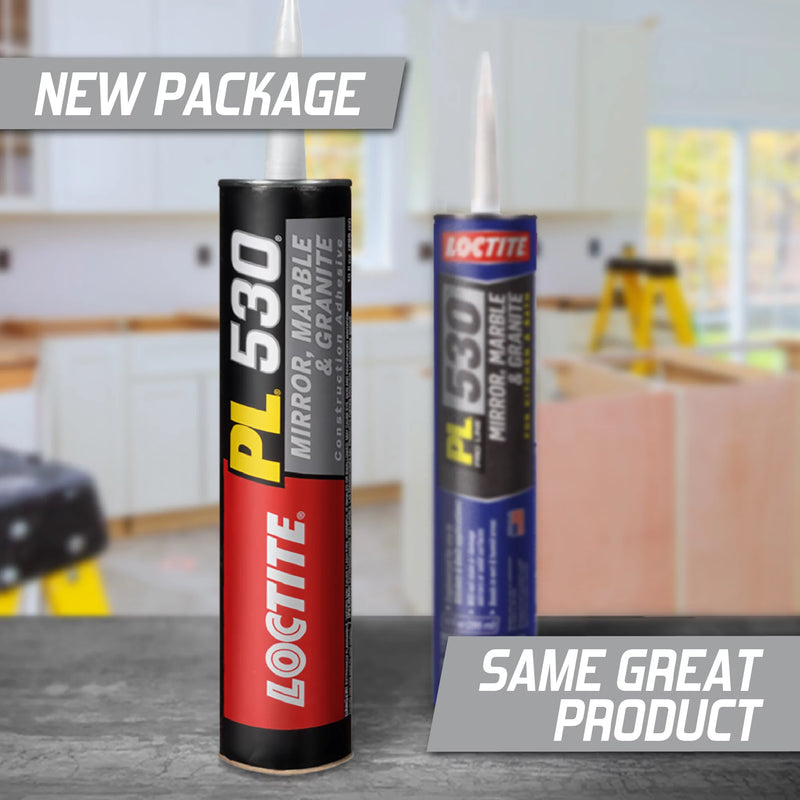 Loctite PL 530 Mirror, Marble & Granite Construction Adhesive – 10 fl oz