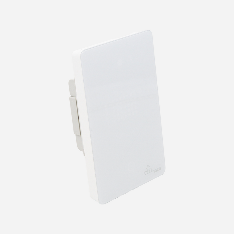 Nuheat Conductor Smart Electric Floor Heating Thermostat Screen, Left Side