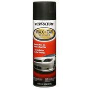Image of Rust-Oleum Automotive Wax & Tar Remover - a powerful cleaning solution in a spray bottle designed to remove wax, tar, and other stubborn residues from automotive surfaces.
