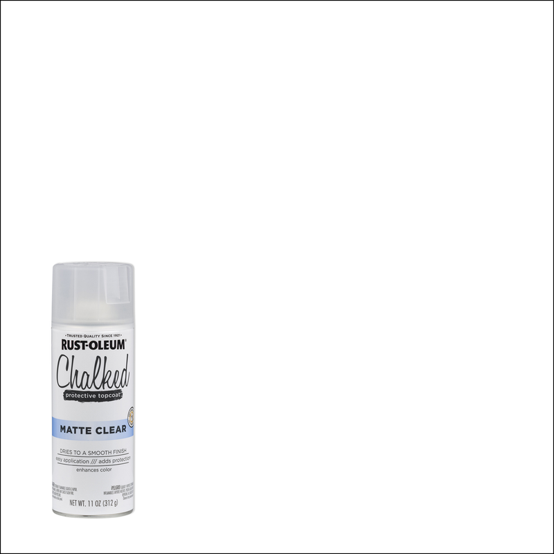 Rust-Oleum Chalked Ultra Matte Paint in a can, showcasing its smooth and velvety finish, ideal for creating a vintage, timeless look on furniture and home decor items.