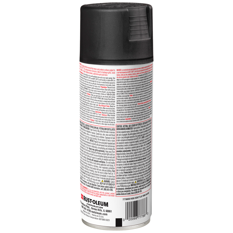 Rust-Oleum High Heat Spray Paint can, ideal for high temperature surfaces.