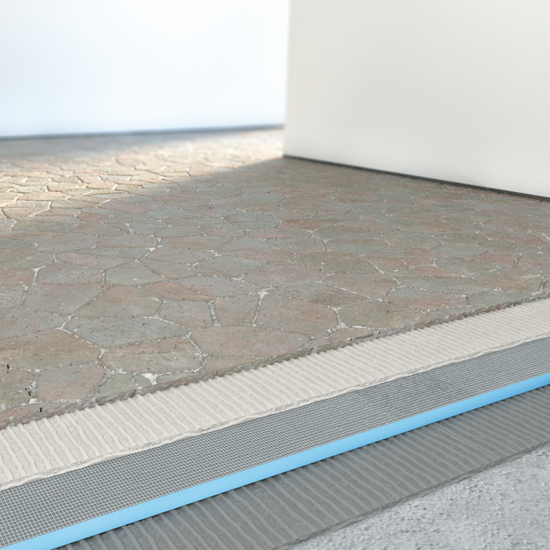 Wedi Underlayment Kit Installed