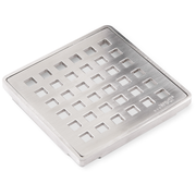 Wedi Premium Drain Cover, Brushed Stainless Steel