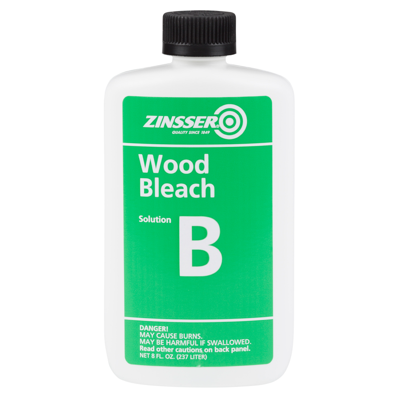 Zinsser Wood Bleach Product - Effective Wood Stain Remover
