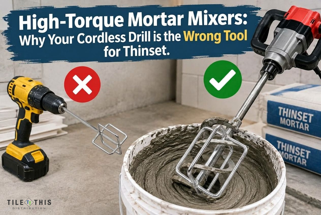 Mortar Mixer vs. Drill: What Should You Use to Mix Thinset?