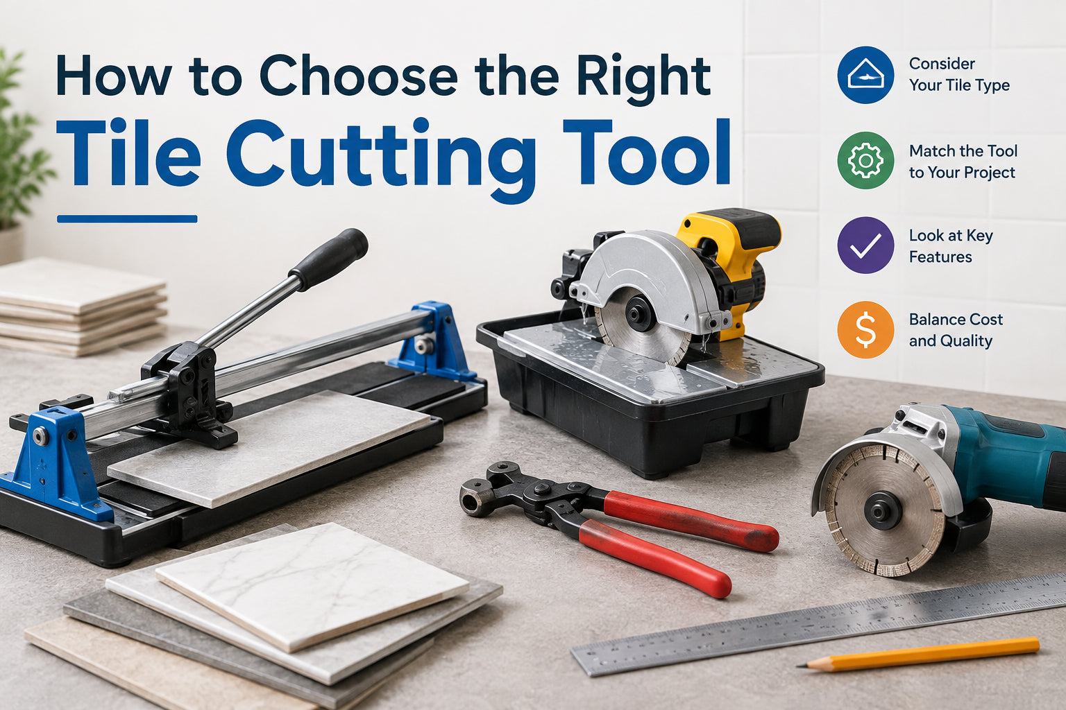 How to Choose the Right Tile Cutting Tool