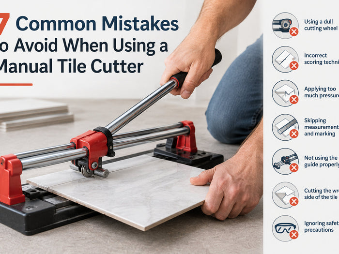 7 Common Mistakes to Avoid When Using a Manual Tile Cutter