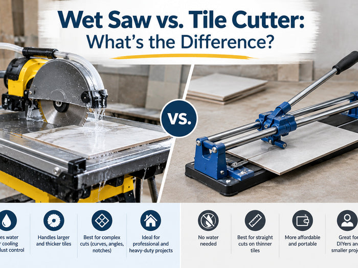 Wet Saw vs. Tile Cutter: What’s the Difference?