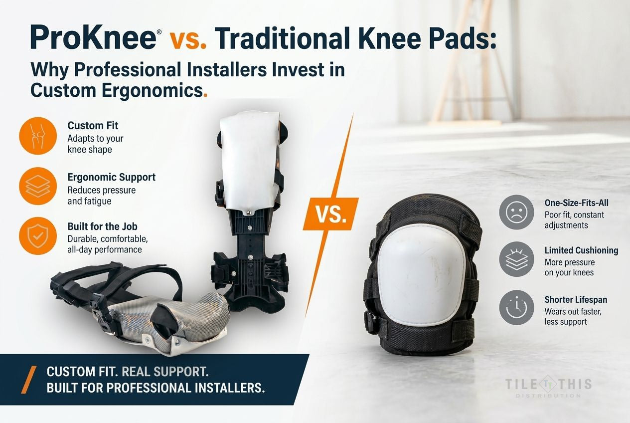 ProKnee vs. Traditional Knee Pads: Why Professional Installers Invest in Custom Ergonomics
