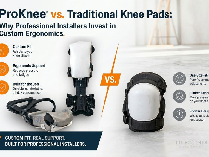 ProKnee vs. Traditional Knee Pads: Why Professional Installers Invest in Custom Ergonomics