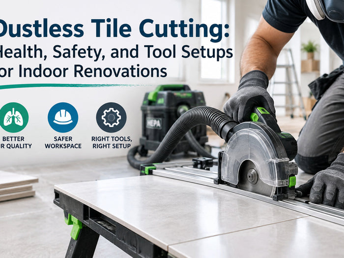 Dustless Tile Cutting: Health, Safety, and Tool Setups for Indoor Renovations