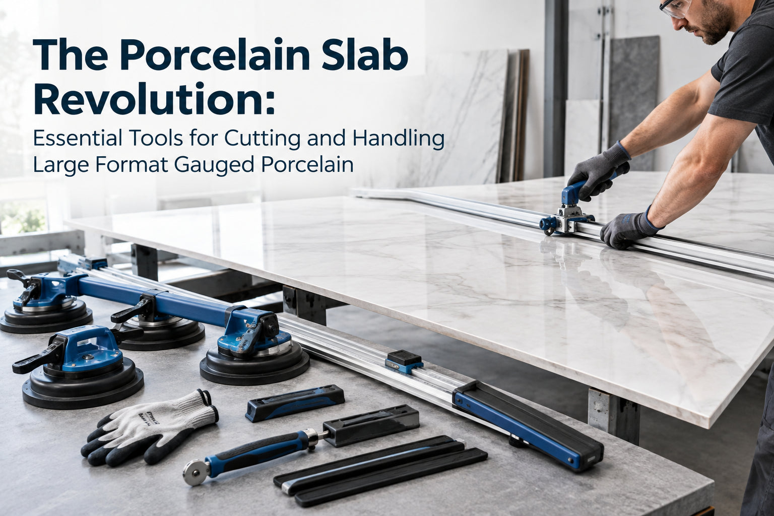 Essential Tools for Cutting & Handling Gauged Porcelain Tile Panels