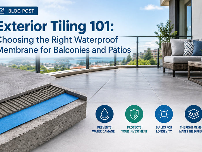 Exterior Tiling 101: Choosing the Right Waterproof Membrane for Balconies and Patios
