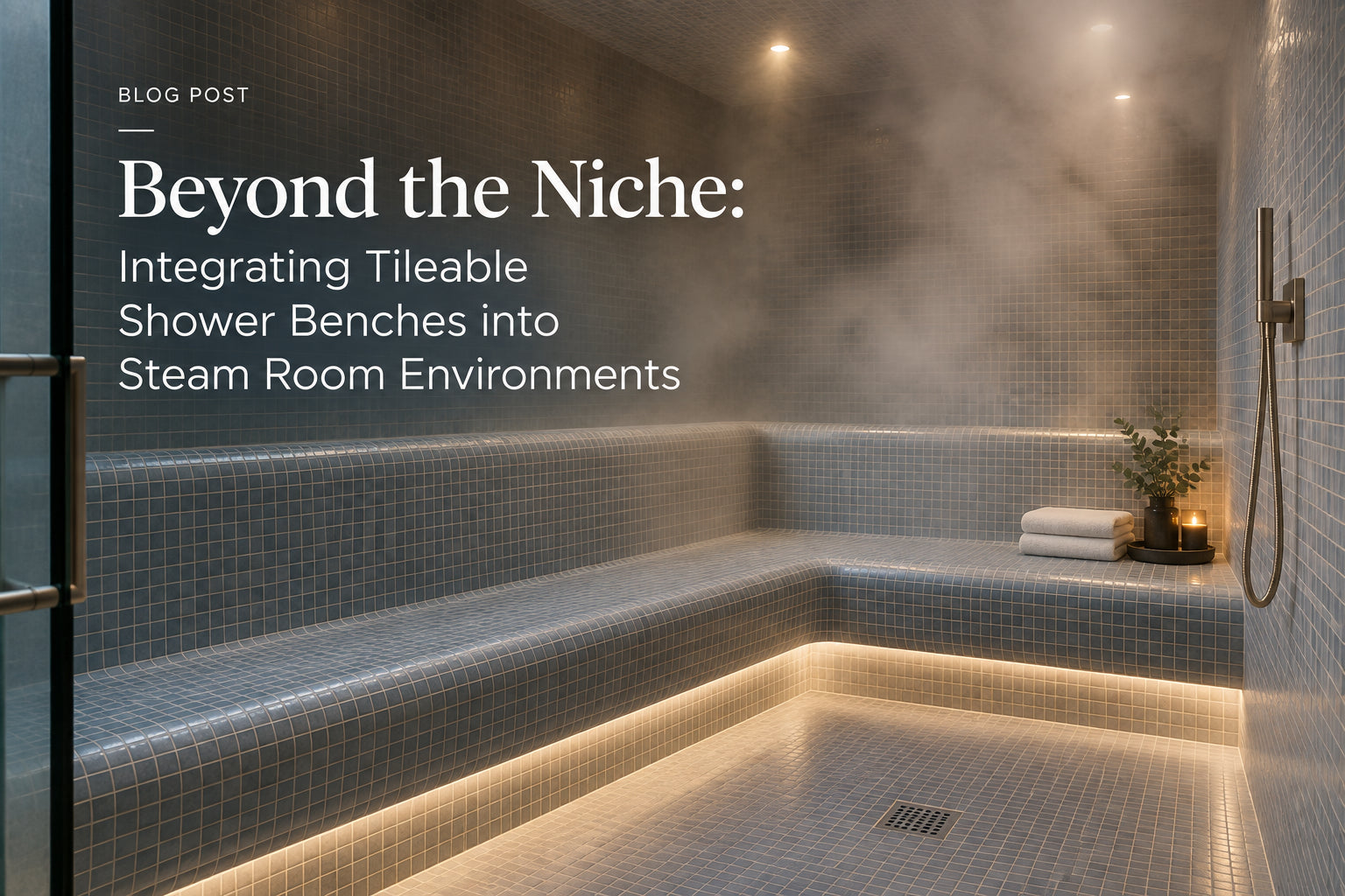 Beyond the Niche: Integrating Tileable Shower Benches into Steam Room Environments