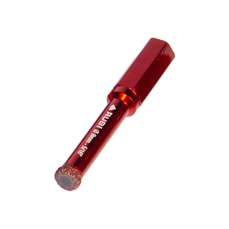 RUBI DRYGRES 4DRILL Diamond Drill Bit Kit for Tile, Porcelain & Stone
