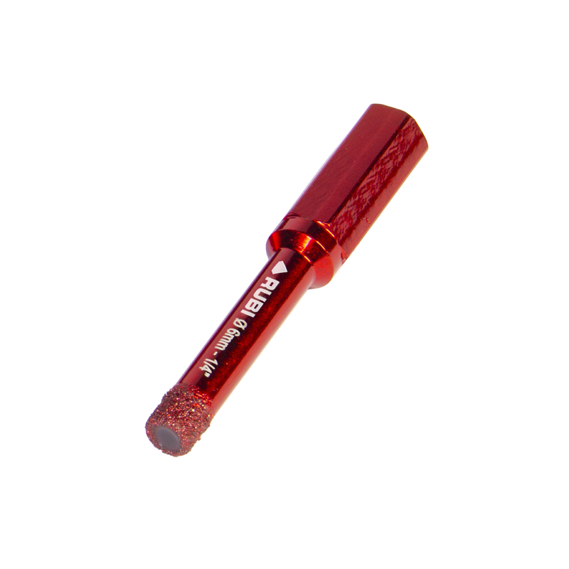RUBI DRYGRES 4DRILL Diamond Drill Bit Kit for Tile, Porcelain & Stone