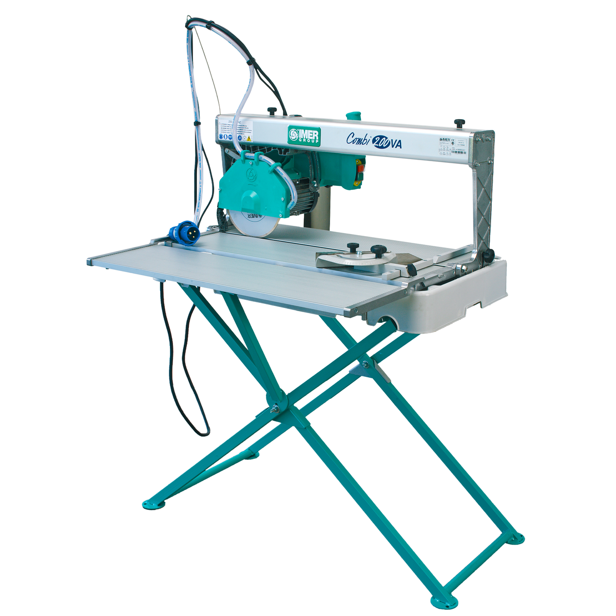 IMER Combicut 200VA 8" Overhead Rail Wet Tile Saw