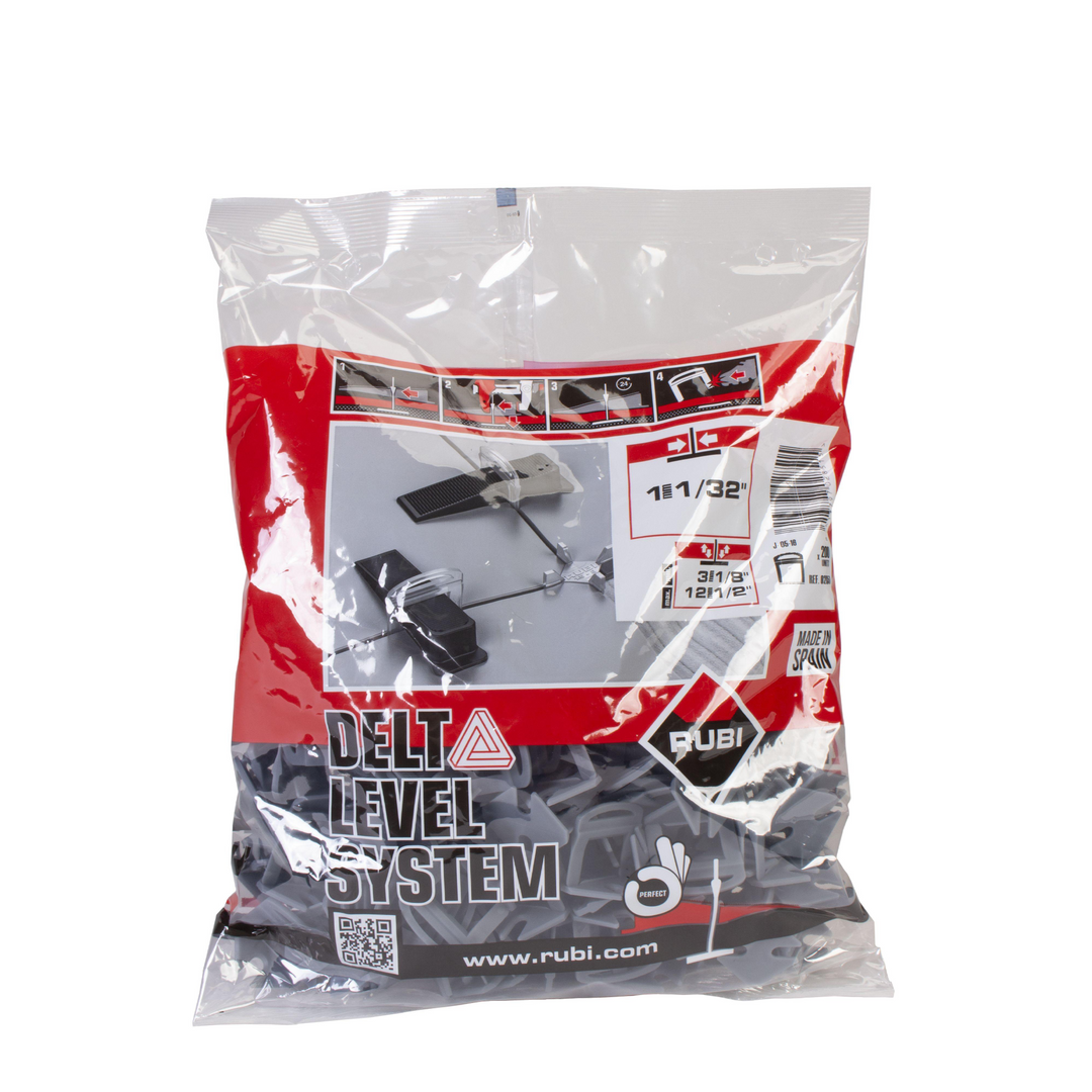 Rubi Tools DELTA 1/32" (1MM) Tile Leveling System Clips