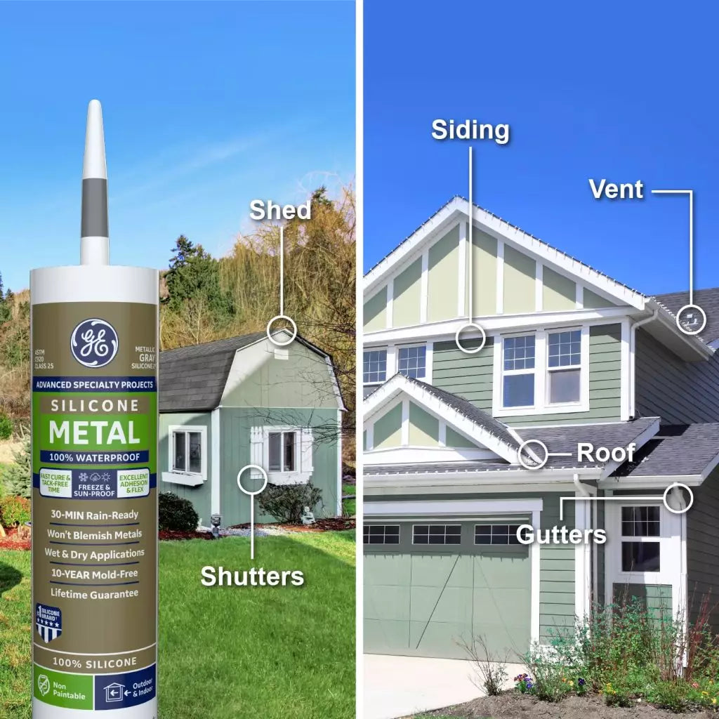 GE Sealants Metal Silicone 2 Sealant