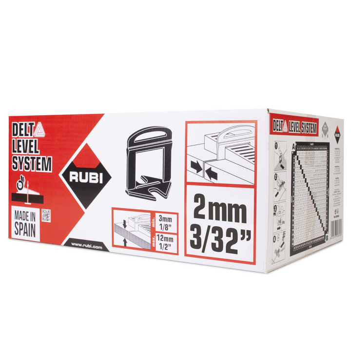 Rubi Tools DELTA 3/32" (2MM) Tile Leveling System