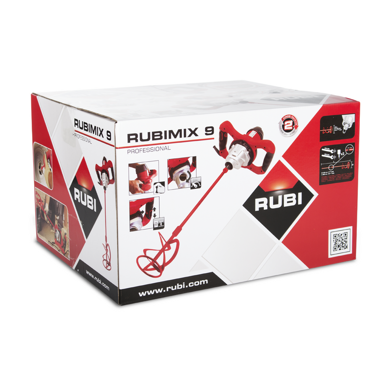 RUBI RUBIMIX-9 N 1200W Mortar Mixer