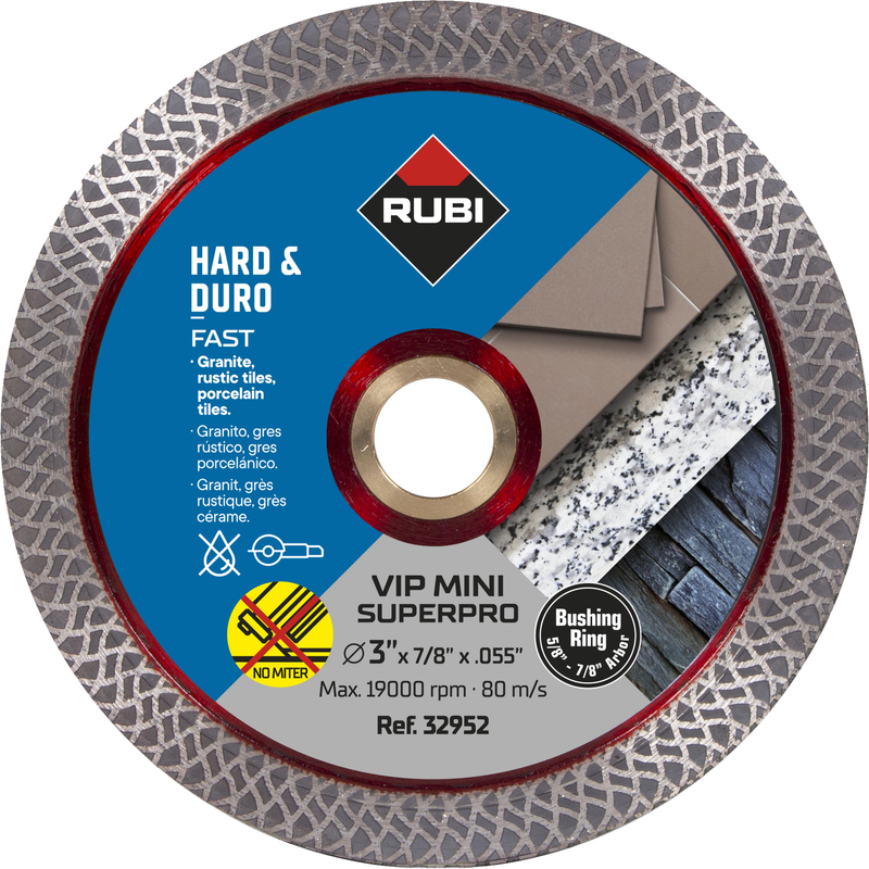 RUBI VIP TURBO MESH Diamond Blade for Porcelain & Stone