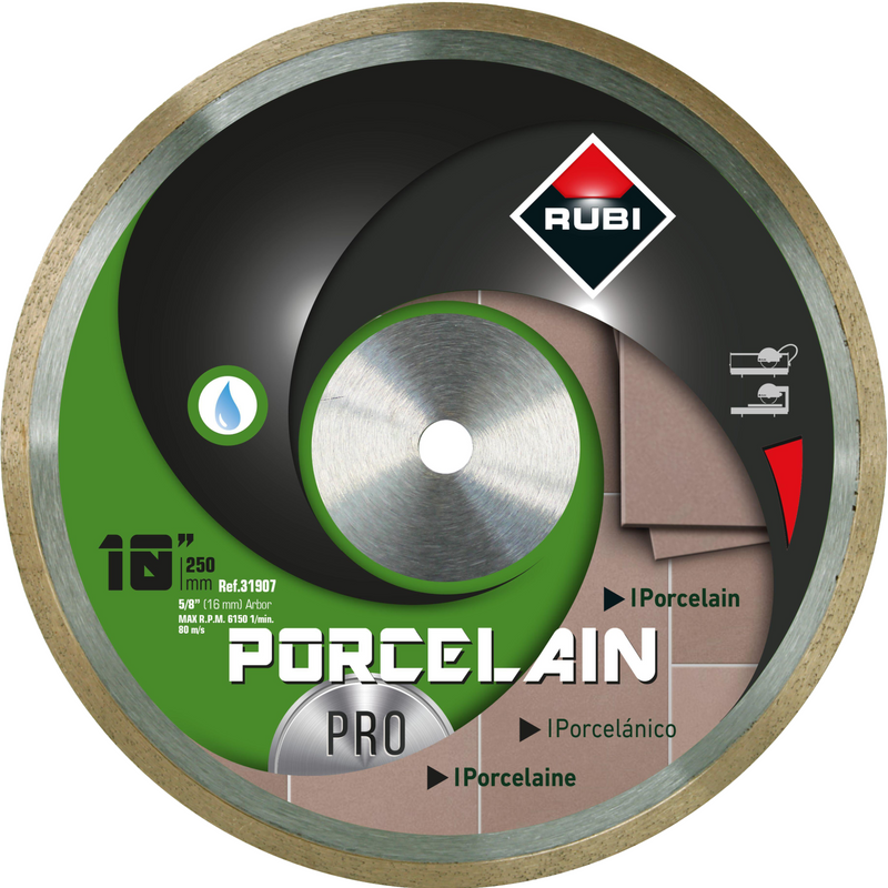RUBI Porcelain Pro Diamond Blades