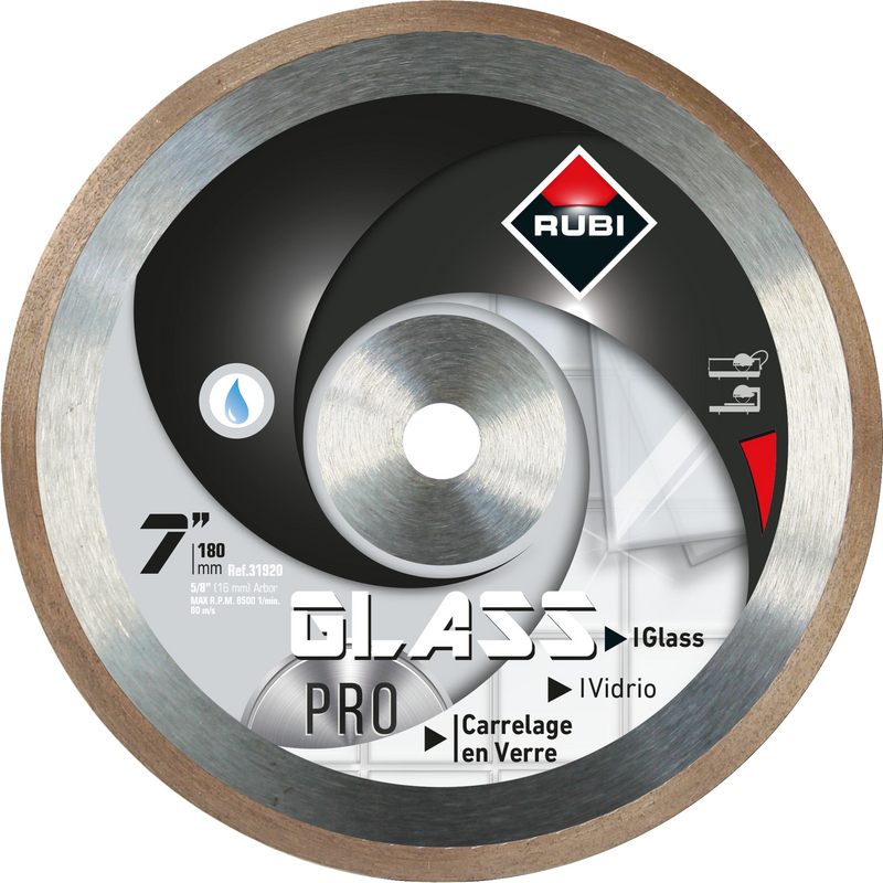 RUBI GLASS PRO Diamond Blade for Glass Tile