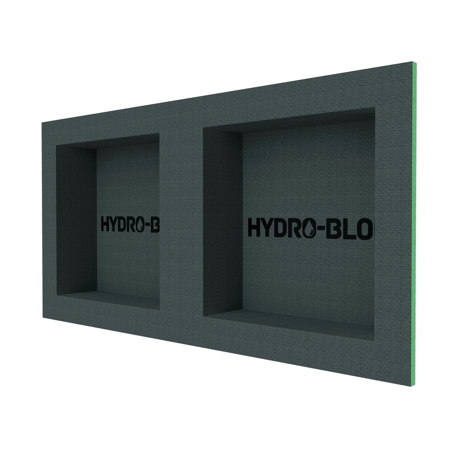 Hydro-Blok 32" x 16" Recessed Double Wide Niche