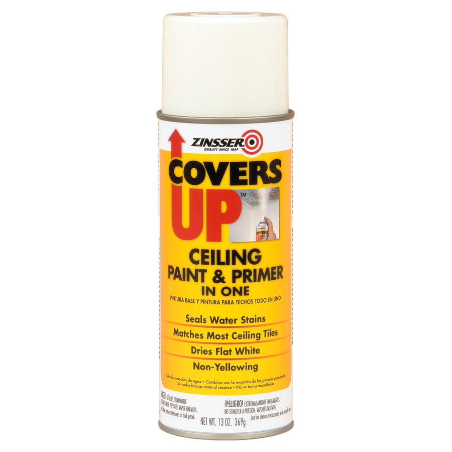 Zinsser COVERS UP Ceiling Paint & Primer In One, 13oz