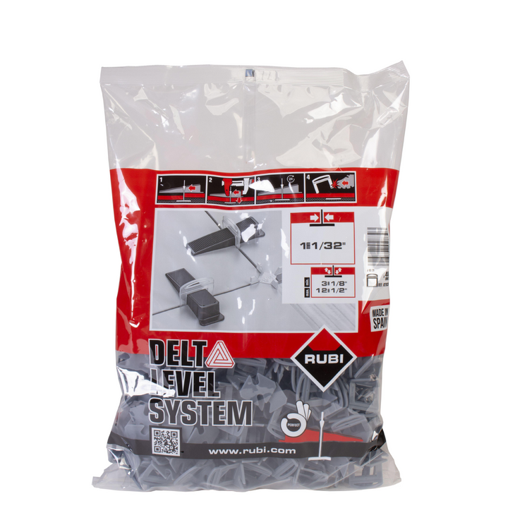 Rubi Tools DELTA 1/32" (1MM) Tile Leveling System