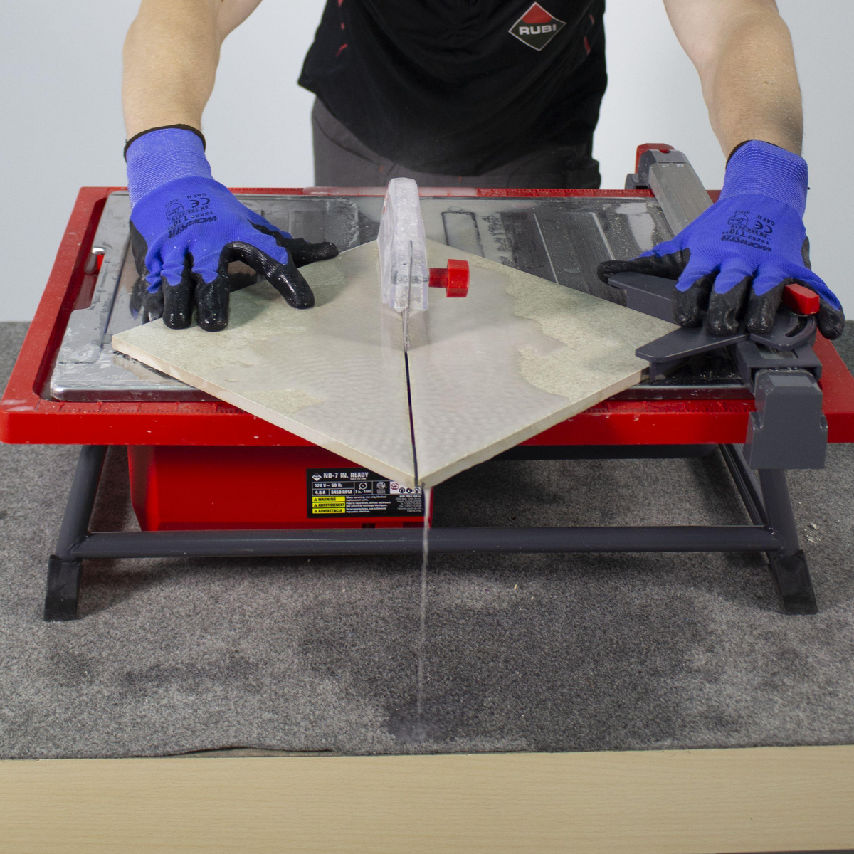 RUBI ND-7 IN READY 7" Portable Wet Tile Saw