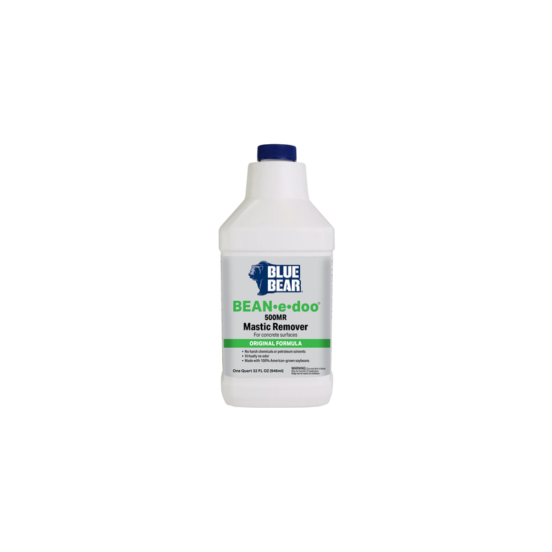 BLUE BEAR® BEAN•e•doo® 500MR Soy-Based Mastic Remover