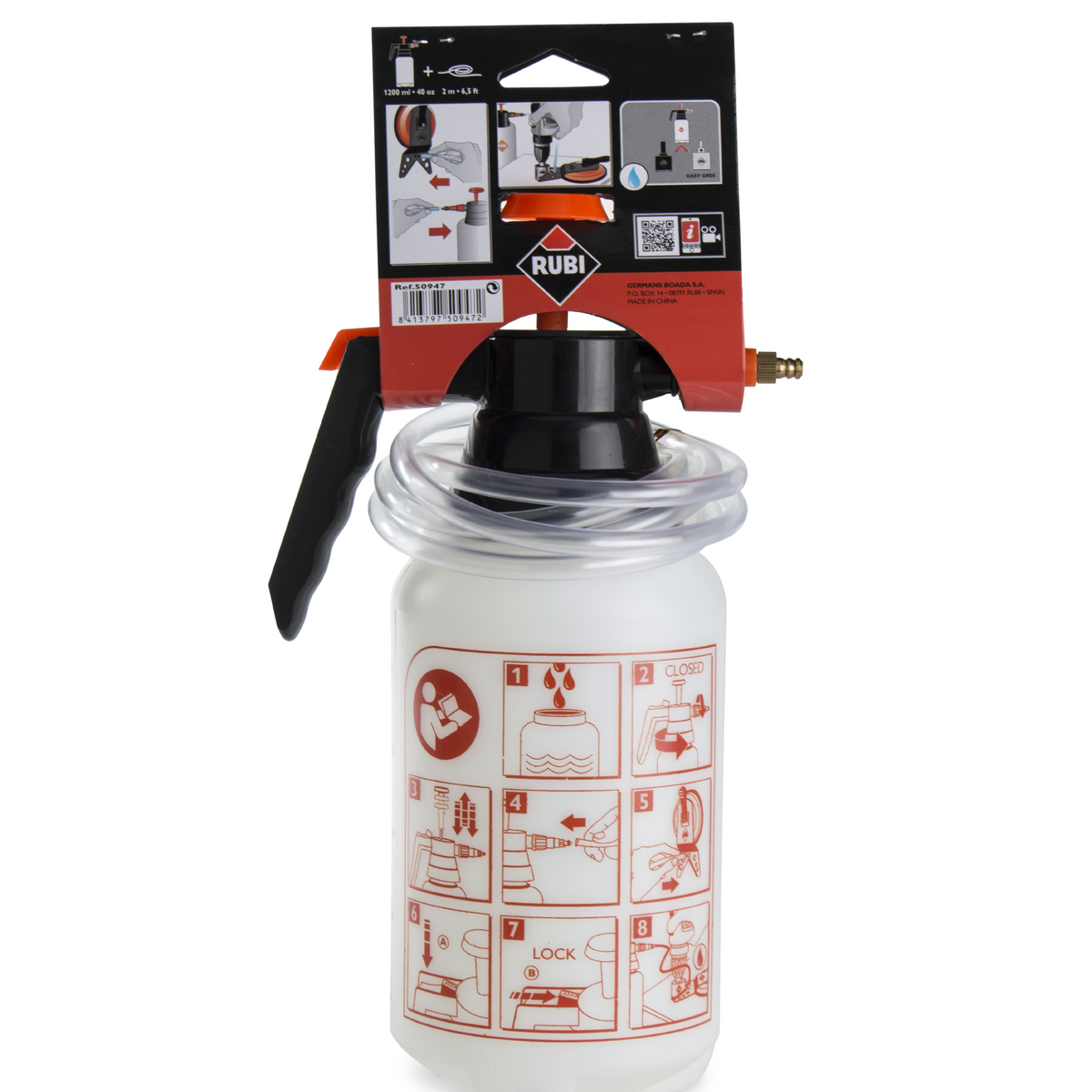 RUBI MULTIDRILL Guide Tank and Hose