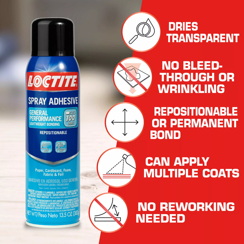 Loctite Spray Adhesive General Performance 100 – 13.5 oz