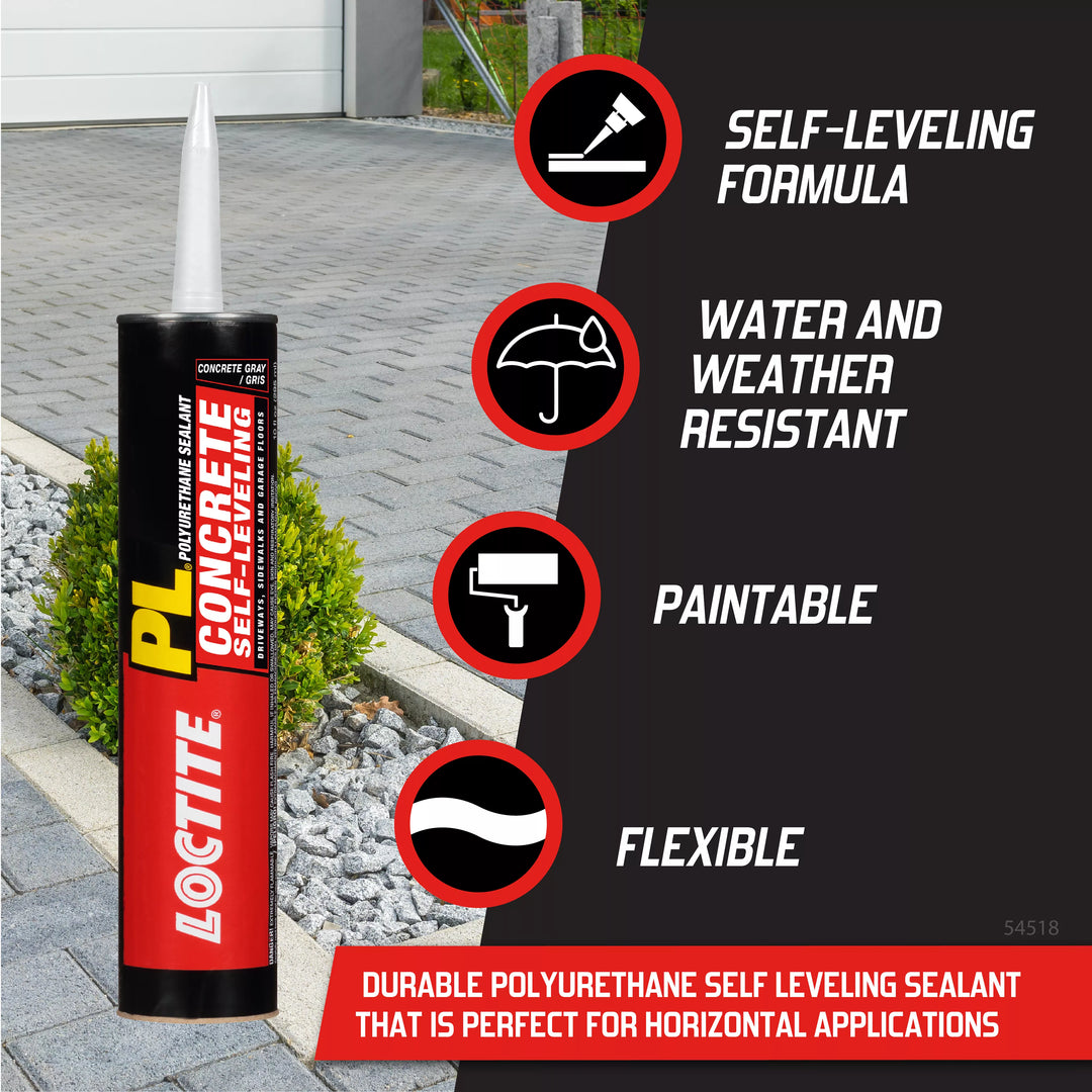 Loctite PL Concrete Self-Leveling Polyurethane Sealant