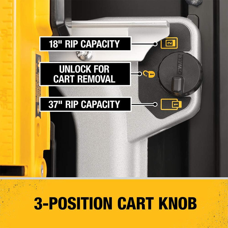 Dewalt 36" High Capacity Wet Tile Saw for Contractors & Tile Installers