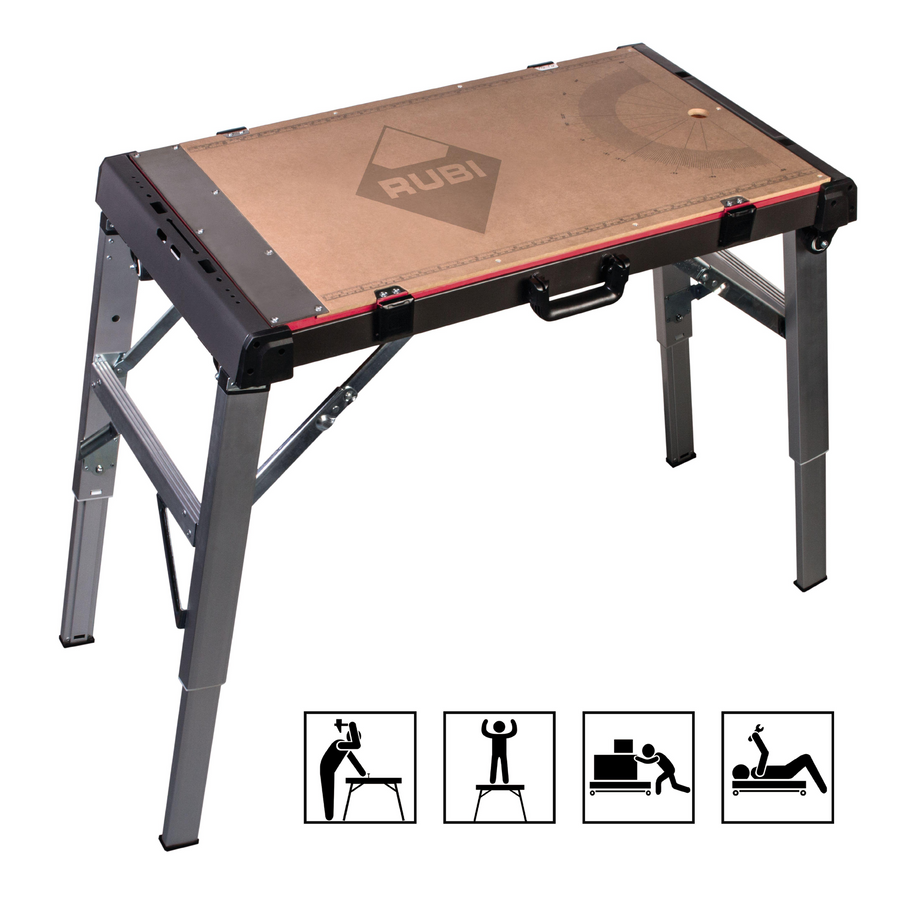 Rubi Tools 4-IN-1 Folding Work Bench