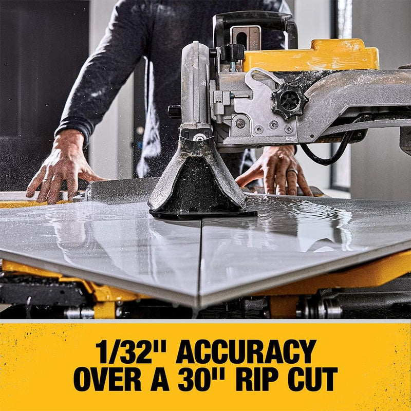Dewalt 36" High Capacity Wet Tile Saw for Contractors & Tile Installers