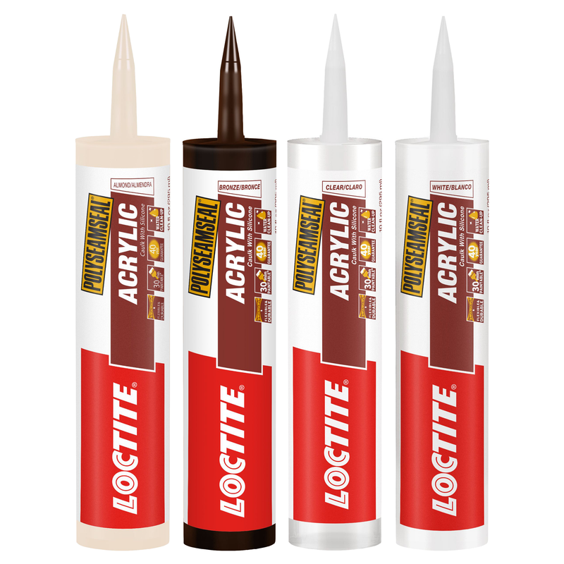 Loctite Polyseamseal Acrylic Caulk with Silicone