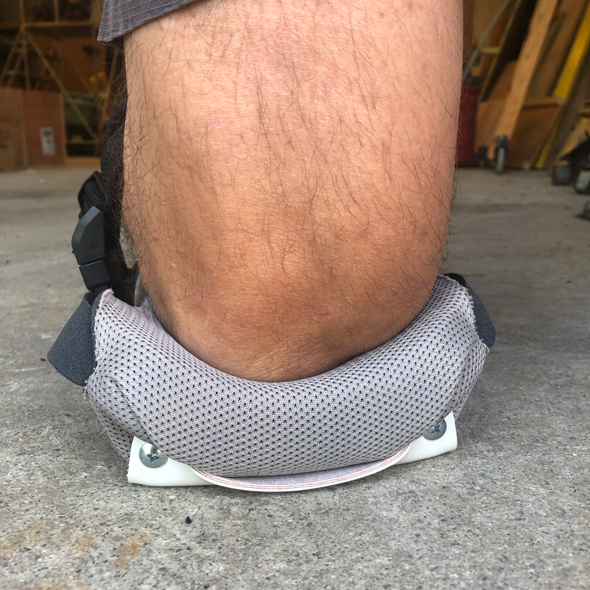 ProKnee AP16 Knee Pad being knelt on