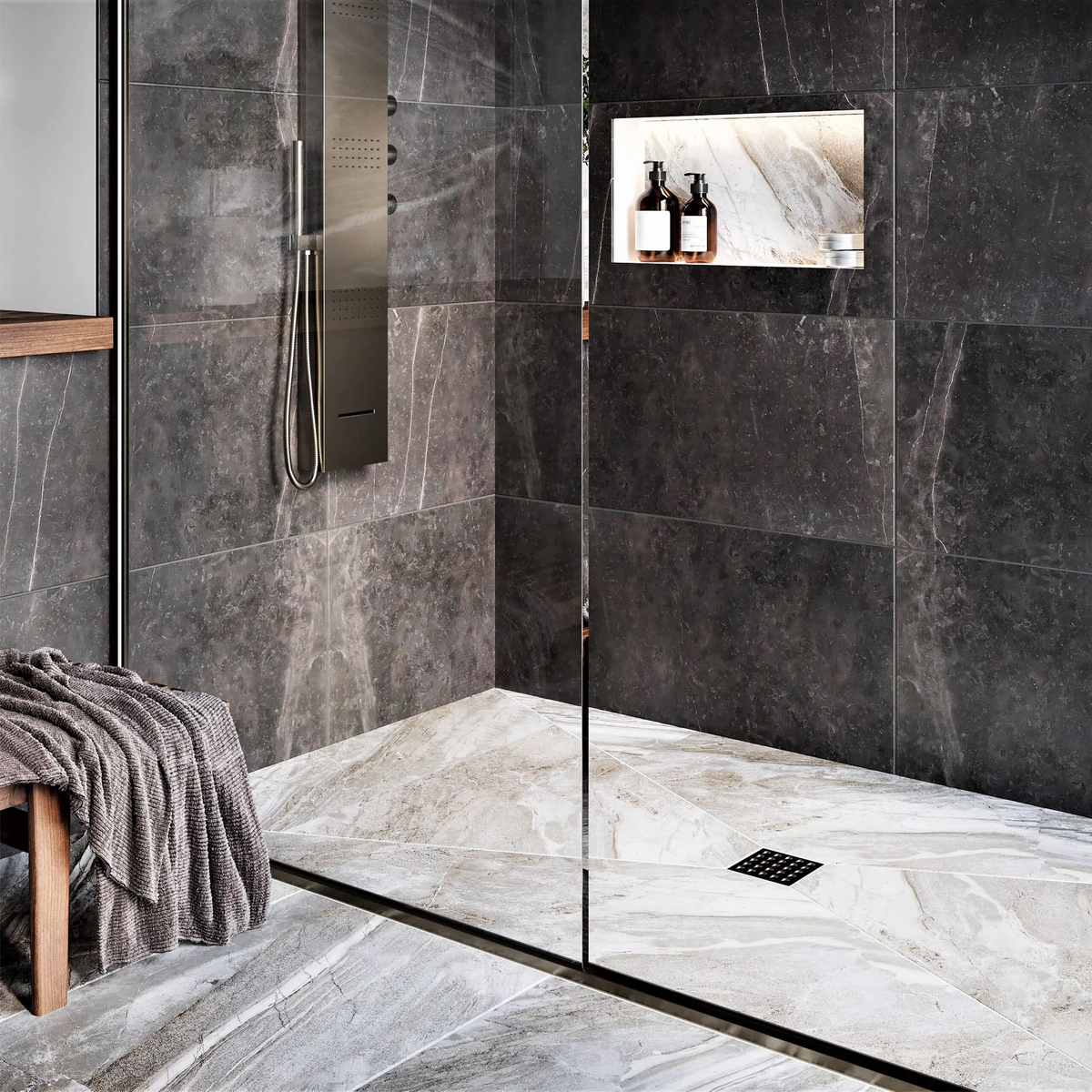 Ebbe PRO Square Shower Drain Cover