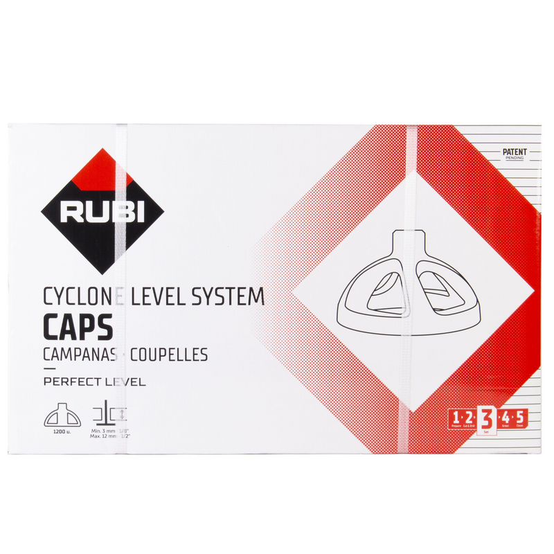 RUBI Cyclone Tile Leveling System Caps